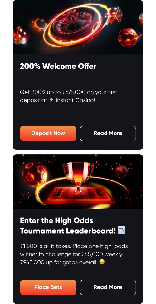 Instant Casino Bonus